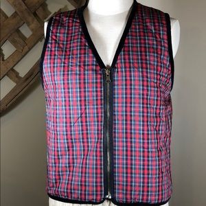 Reversible Cambridge Dry Goods vest - size M